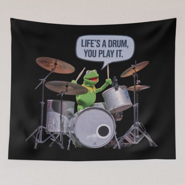 Item preview, ANIMAL DRUMMER THE MUPPET SHOW  ". Life's a drum you play it  designed and sold by Obinne.