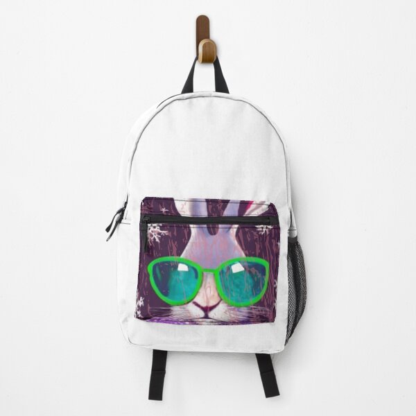 Item preview, I'm myself. Perfect Holiday Fun for Opticians! Festive Bunny with Glasses designed and sold by bekksa.