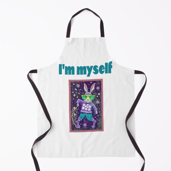 Item preview, I'm myself. Perfect Holiday Fun for Opticians! Festive Bunny with Glasses designed and sold by bekksa.