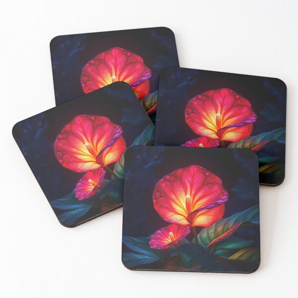 Item preview, beautiful ethereal anthurium wall art designed and sold by melissabeta.