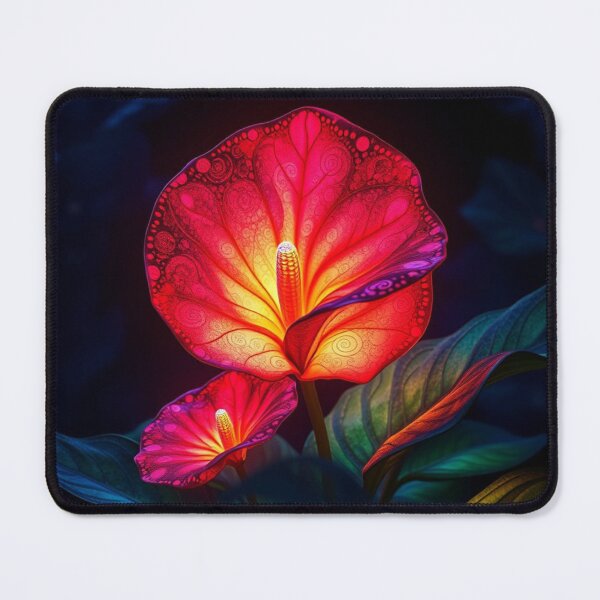 Item preview, beautiful ethereal anthurium wall art designed and sold by melissabeta.