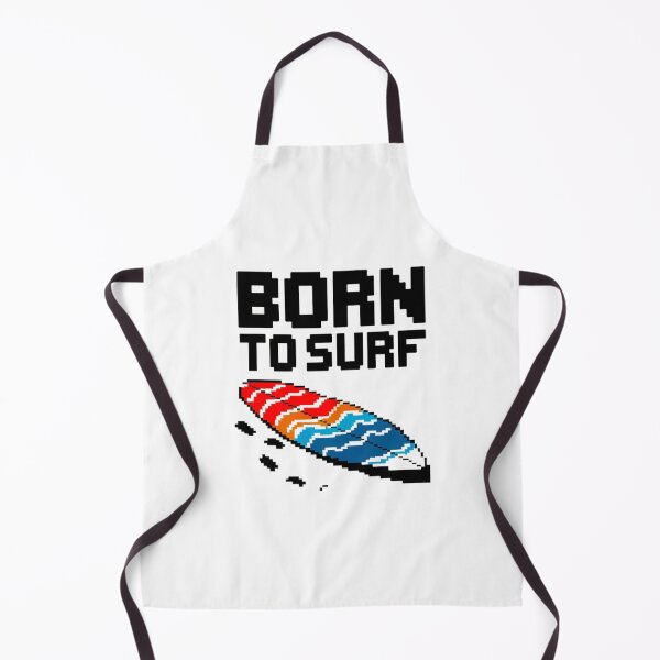 Item preview, Pixel Surfboard T-shirt - Born to Surf - Retro Gaming Style designed and sold by ObjCrea123.