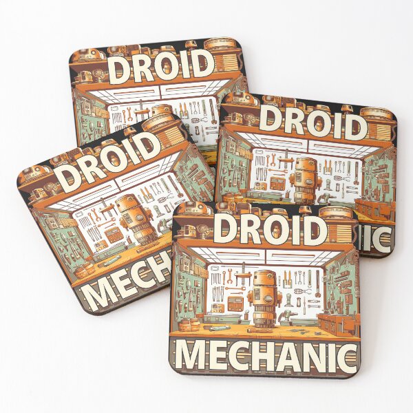 Item preview, Droid Mechanic designed and sold by GeeksLoveDogs.