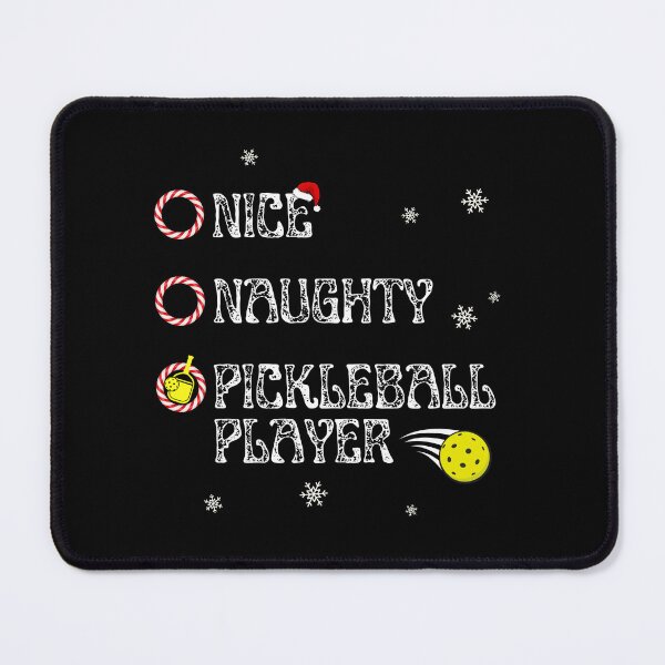Item preview, Funny Pickleball Lover, Nice Naughty Pickleball Player,Santa Hat , Cristmas 2025 designed and sold by ArtByKatti.