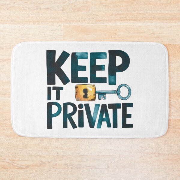 Item preview, Keep it private designed and sold by nimmitrends.