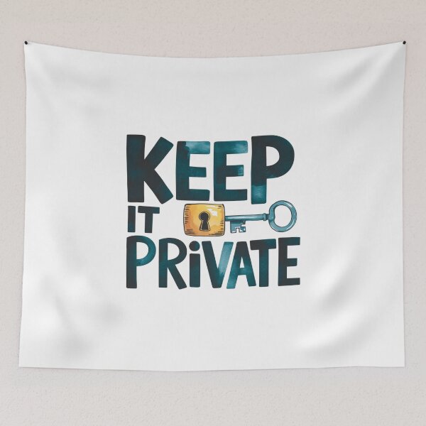 Item preview, Keep it private designed and sold by nimmitrends.