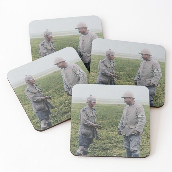Item preview, WWI soldiers talking designed and sold by 19th Century in Color.