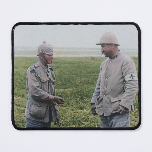 Item preview, WWI soldiers talking designed and sold by 19th Century in Color.