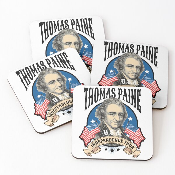 Item preview, Thomas Paine Revolutionary War America History Fan  designed and sold by The Junto Shop.