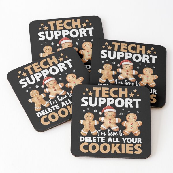 Item preview, Tech Support Delete Your Cookies Funny Christmas designed and sold by PrintCrafting.