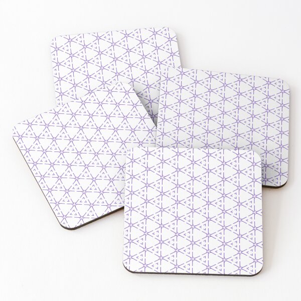 Item preview, Geometric Purple Triangle Pattern Design designed and sold by Genie-0750.