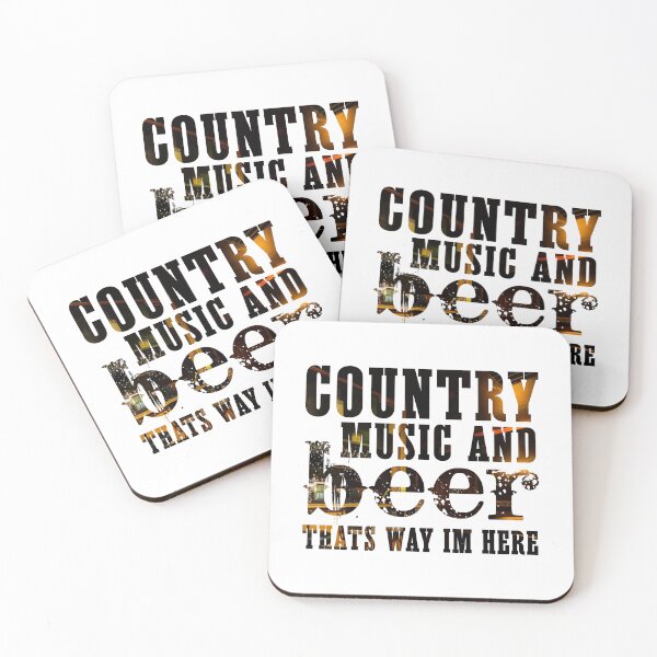 Item preview, Country Music and Beer - Rustic Bar-Inspired Design designed and sold by Fernandink1.