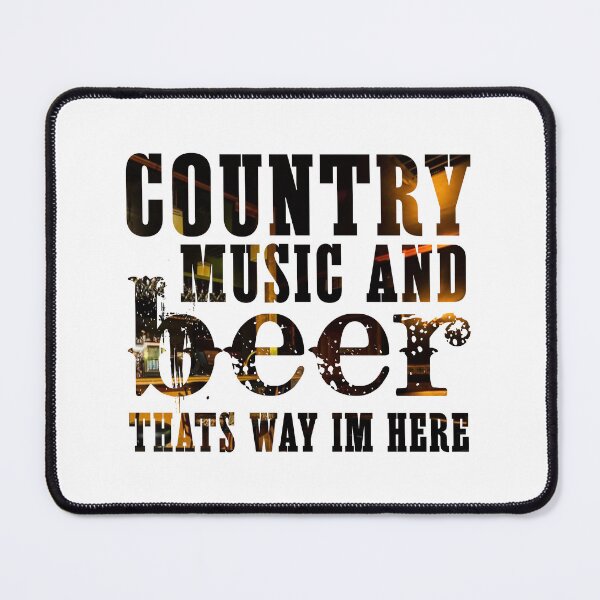 Item preview, Country Music and Beer - Rustic Bar-Inspired Design designed and sold by Fernandink1.