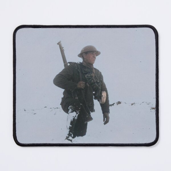 Item preview, British WWI Soldier walking on snow designed and sold by 19th Century in Color.