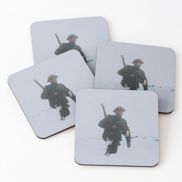 Item preview, British WWI Soldier walking on snow designed and sold by 19th Century in Color.