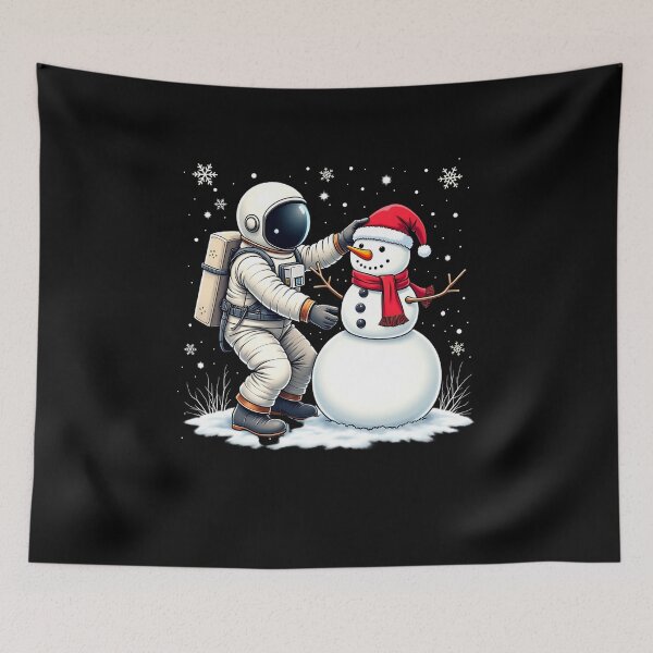 Item preview, Funny Space Snowman Astronaut,Santa Hat, Cristmas 2025 designed and sold by ArtByKatti.