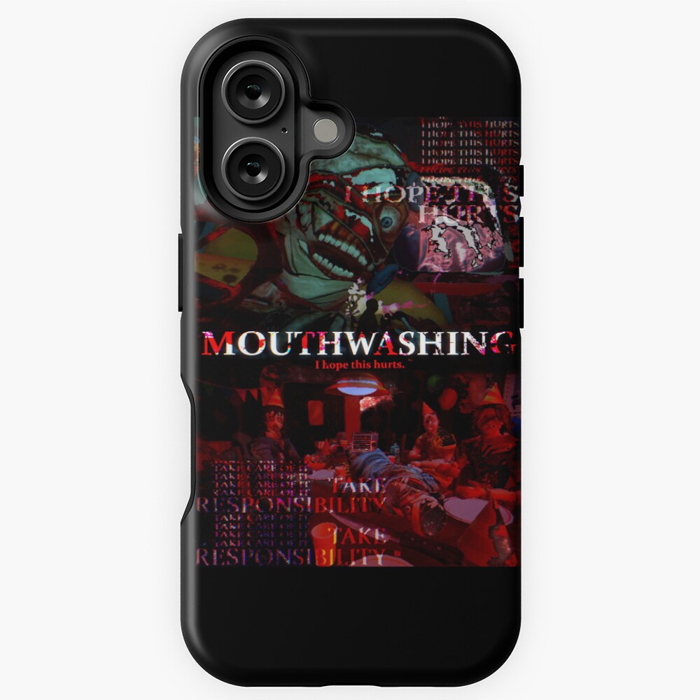 Mouthwashing iPhone Case