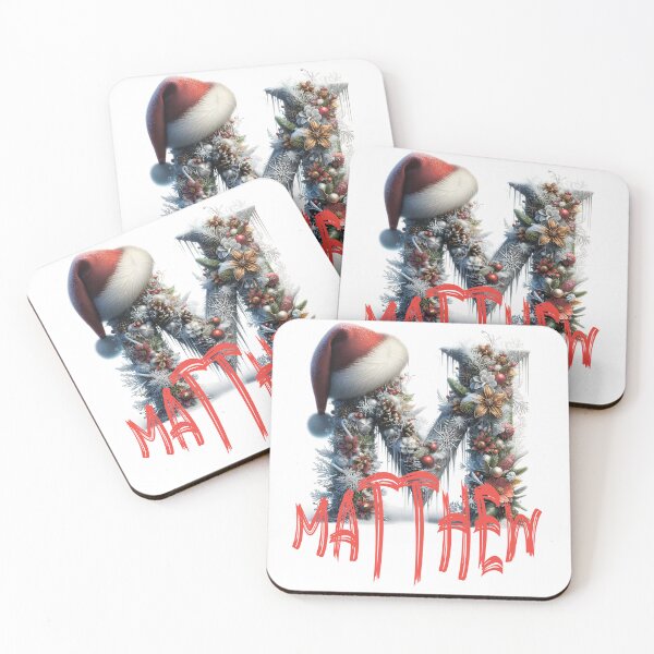 Item preview, Name Matthew. My name is Matthew. Christmas initial. designed and sold by MagelliShop.