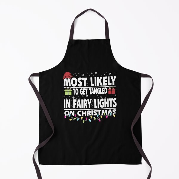 Item preview, Most Likely to Get Tangled in Faity Lights designed and sold by PrintCrafting.