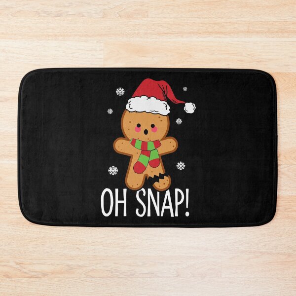 Item preview, Funny Oh Snap Christmas Gingerbread Pun designed and sold by PrintCrafting.