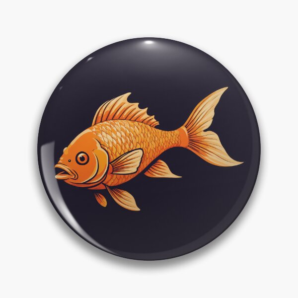 Item preview, Golden Fish: A Splash of Aquatic Charm designed and sold by REPTISLAV.
