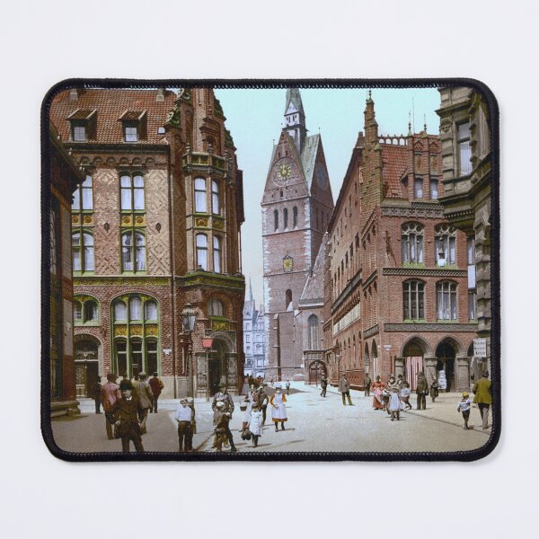 Item preview, Market Church in 19th century Hanover designed and sold by 19th Century in Color.