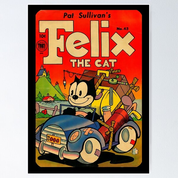 Artikel-Vorschau von Felix, die Katze, designt und verkauft von Offset Vinyl Film.