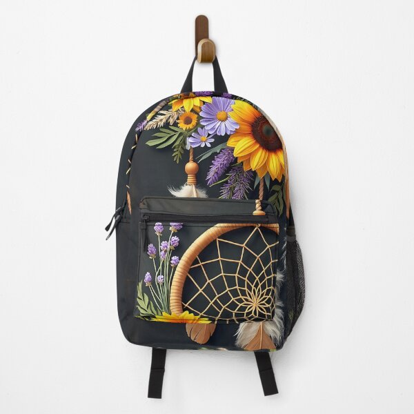 Item preview, Boho Dreamcatcher with Sunflowers and Feathers - Rustic Floral iPhone Case designed and sold by WhiteDoveArt.