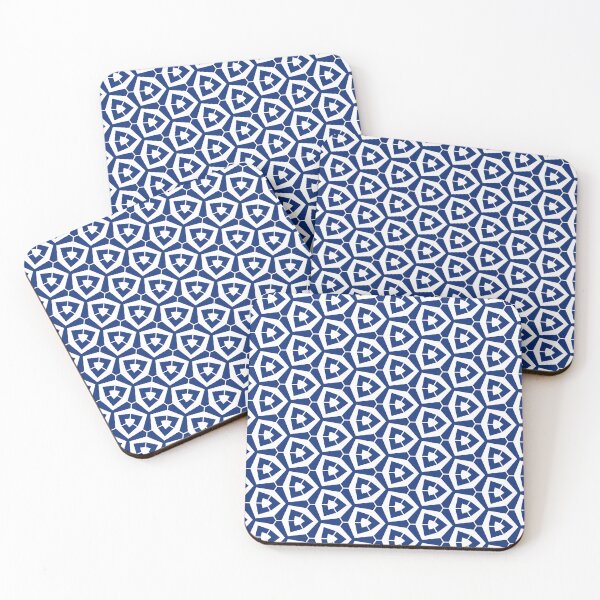 Item preview, Geometric Blue and White Pattern designed and sold by Genie-0750.