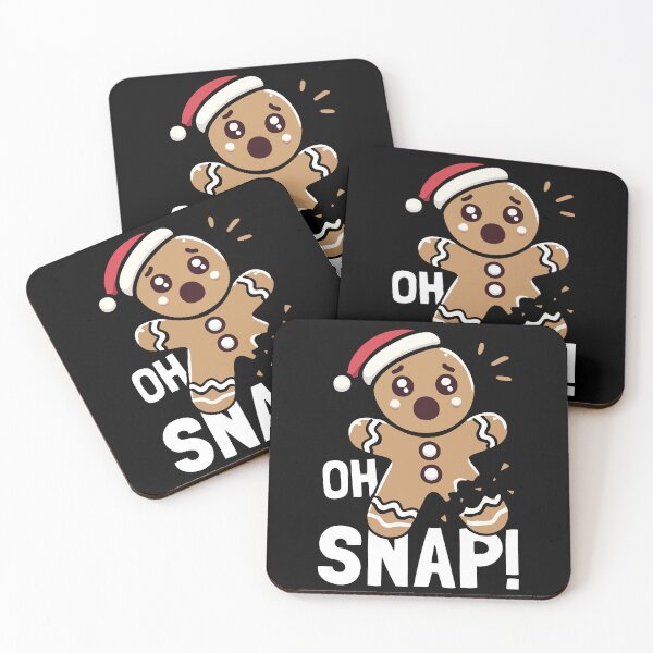 Item preview, Funny Oh Snap Broken Gingerbread Christmas designed and sold by PrintCrafting.