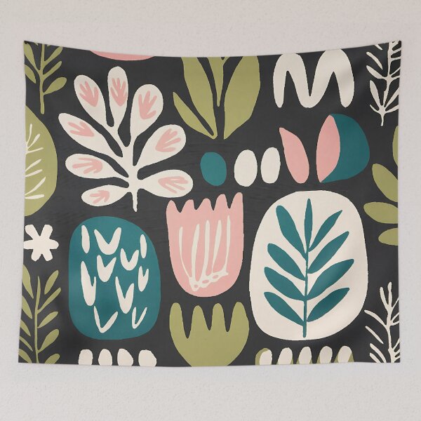 Item preview, Whimsical Flowers Pattern designed and sold by Haji  Kamora.