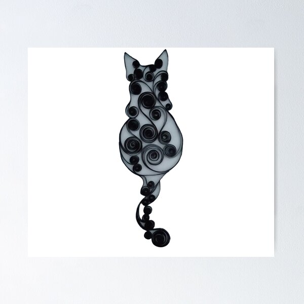 Item preview, Magical spiral cat designed and sold by ArtiVibe01.