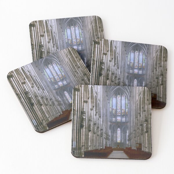 Item preview, Inside Cologne Cathedral designed and sold by 19th Century in Color.