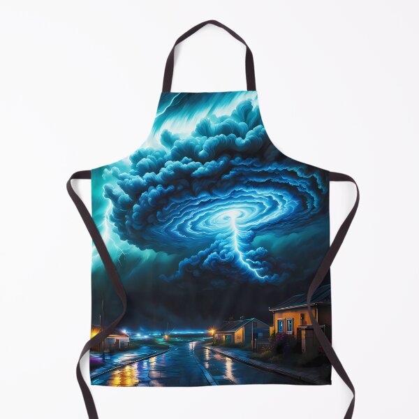 Item preview, Storm in a Quiet Town, Ai Generated Art  designed and sold by ACC .