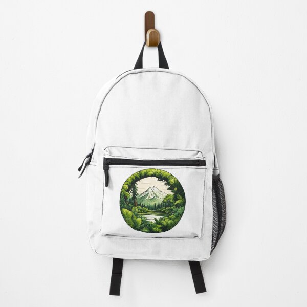 Item preview, Circular Mountain Forest Jungle Landscape 7 designed and sold by Tom-Johnson.