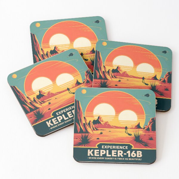 Item preview, Kepler-16B Souvenir Travel Design designed and sold by GeeksLoveDogs.