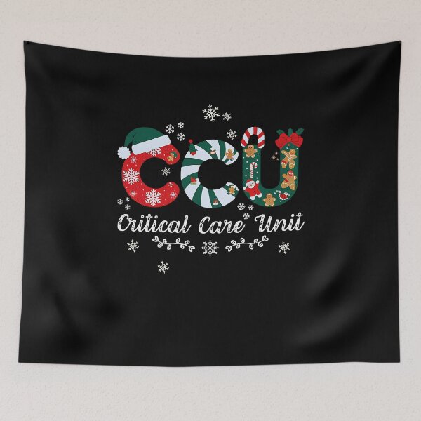 Item preview, Funny CCU squad Christmas,Critical Care Unit Santa Hat, Cristmas 2025 designed and sold by ArtByKatti.