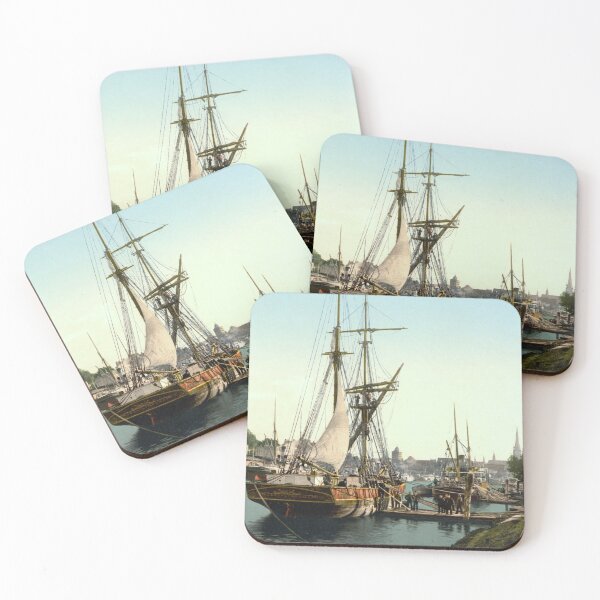 Item preview, Lübeck Harbor designed and sold by 19th Century in Color.