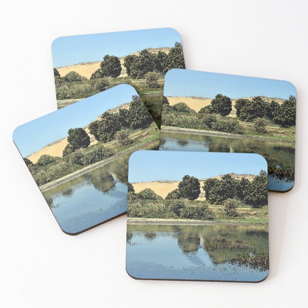 Item preview, river tree mountains desert mount plant designed and sold by AA-designstore.
