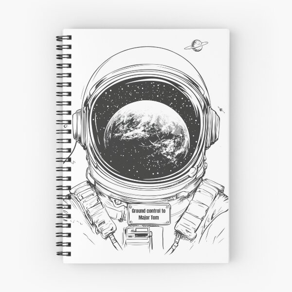 Item preview, Ground control to Major Tom Astronaut Minimalist Helmet designed and sold by Paw Design.