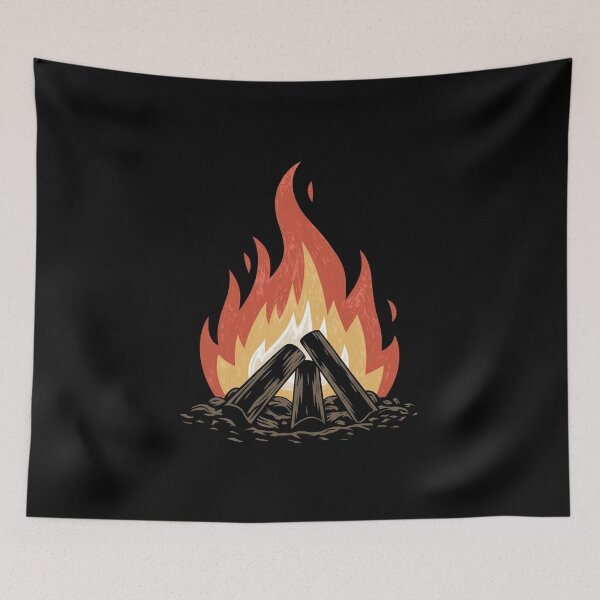 Item preview, Fire Camping Wild Open designed and sold by lemurdesigns.