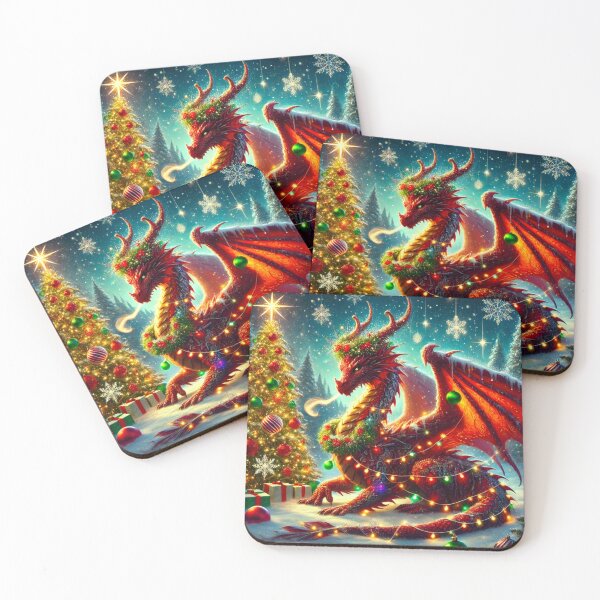 Item preview, A Dragon’s Holiday: Tree Decorating Fun designed and sold by GrizzlyCollective.