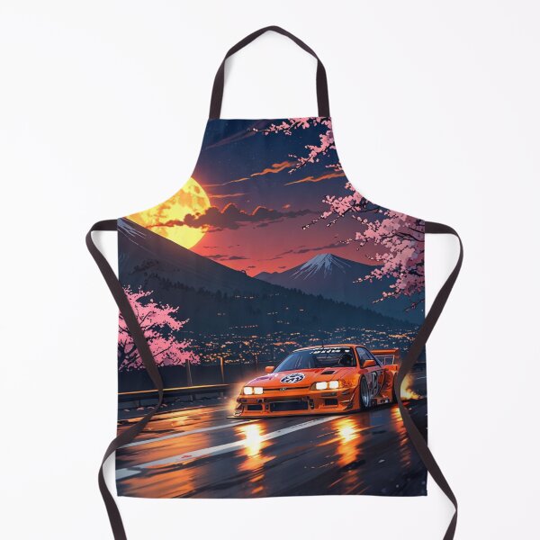 Item preview, JDM, Car, race, Japan, 90s, red, Drift, Cherry Blossoms, Mt Fuji, Amazing, Moon, designed and sold by tshirtart2024.