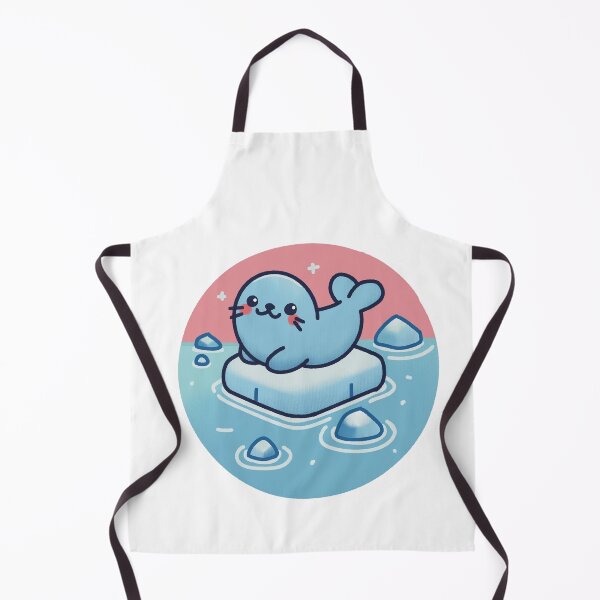 Item preview, Cute Happy Seal on Ice designed and sold by PieChocolate.