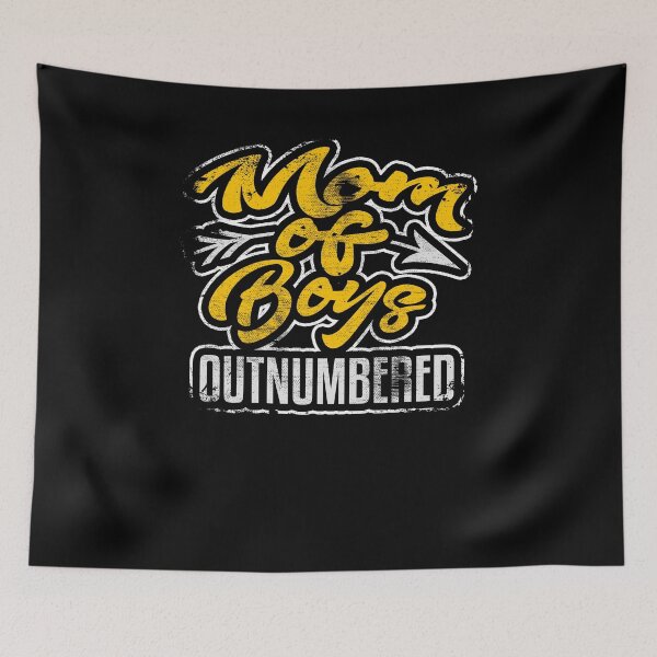 Item preview, Mom of Boys Outnumbered designed and sold by Kieran Abbott.