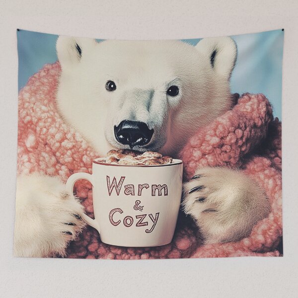 Item preview, Polar Bear Taking a Cosy Break designed and sold by KingAbyss.