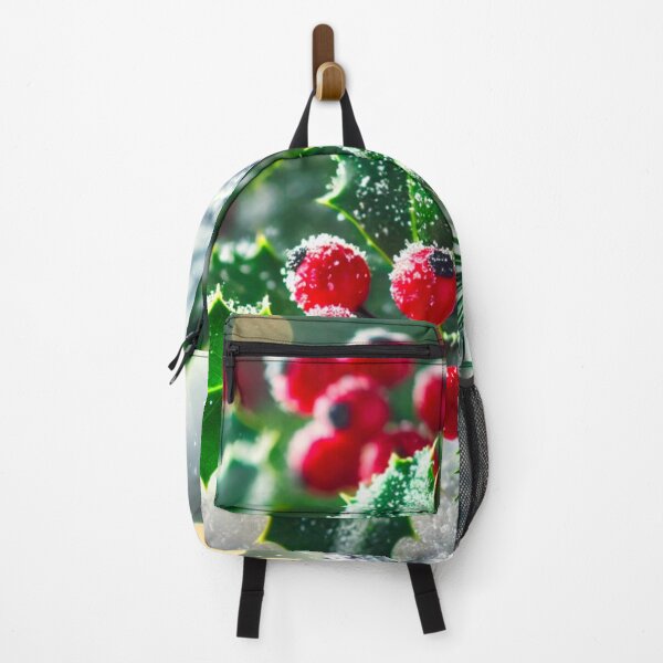 Item preview, Snow-Laden Holly Bush Brings Festive Charm designed and sold by GrizzlyCollective.