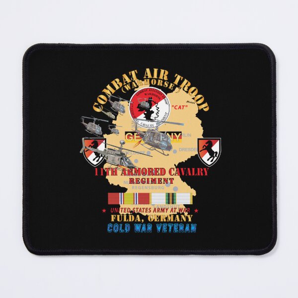 Item preview, Cbt Air Troop, CAT, 11ACR, Fulda Gap, Germany - Kiowa w Map w COLD SVC designed and sold by Military Insignia Products.