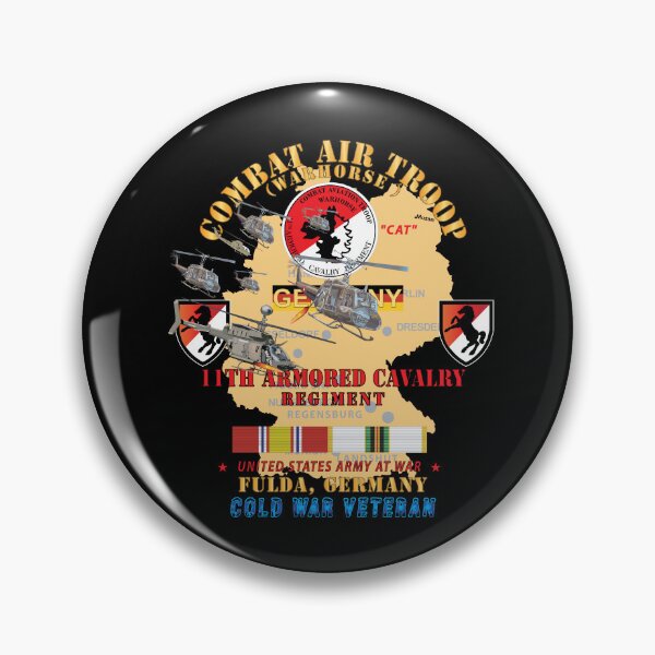 Item preview, Cbt Air Troop, CAT, 11ACR, Fulda Gap, Germany - Kiowa w Map w COLD SVC designed and sold by Military Insignia Products.