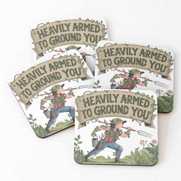 Item preview, Gardening Soldier – Heavily Armed to Ground You designed and sold by pnidesign.